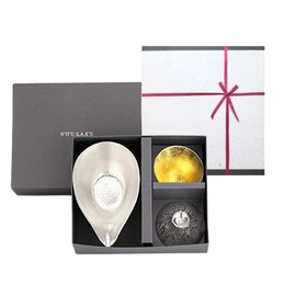 Nosaku Washi Paper Wrapping Single Mouth Large + Fujiyama - Tin / Gold