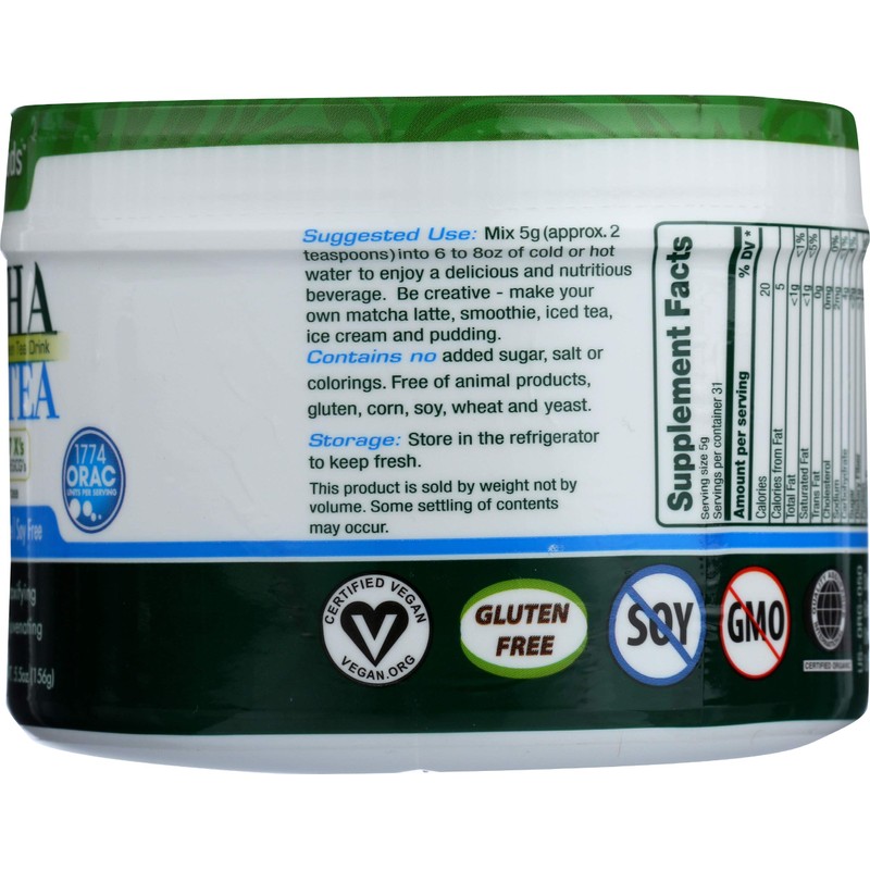 Green Foods, Matcha Green Tea Organic, 5.5 Ounce2