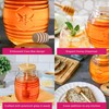 Kate Aspen 24oz. Bee Hive Shaped Honey Glass Mason Jar