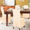 DREAMANIA 2pcs Chair Covers Stretch Parsons Skirt, Durable Washable Universal