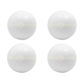Billiard Evolution 4 Smooth White Foosballs