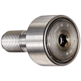 INA KR22PP Cam Follower, Stud Type, Sealed, Metric, Steel, 22mm Roller Diameter, 12mm Roller Width, 23mm Stud Length, 36mm Overall Length, 10mm Stud Diameter