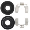 2-Pack Carburetor Carb Rebuild Repair Kits with Screw Float Replacement