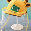 Adjustable Baby Sun Hat Cute Cartoon Infant Outdoor Removable Face
