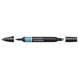 Winsor & Newton, Promarker, 2 Tip: Fine and Wide, Verdigris