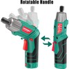 HYCHIKA Electric Screwdriver, 6Nm Torque Cordless Screwdriver 2000mAh 3.6V with