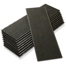 Honey Keeper 6" Bee Frame Foundations - Beeswax Coated Black Foundation Sheets for Medium Super Beehives, 10 Pack