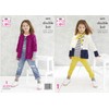 King Cole 5475 Knitting Pattern Childrens Cardigans in Subtle Drifter
