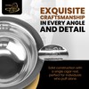 Stinky Cigar Personal Size Ashtray, Stainless Steel - Compact, Durable