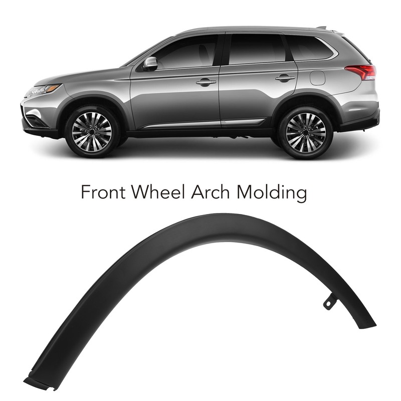 Front Wheel Arch Molding Plastic Mudguard Flares Protector Replacement for