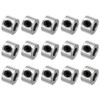 sourcing map 15pcs Set Screw Collars 5mm Bore Shaft Collars,