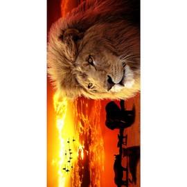 CafePress Lion King 30"x60" Absorbent, Soft Beach Towel