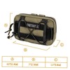 OneTigris Service Dog Vest Harness Saddle Bag Backpack Pouch, Emotional