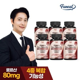 Purnit 전립선건강 나이아가라 쏘팔메토 옥타코사놀 6병 12개월분) Prostate Health Niagara Saw Palmetto Octacosanol (6 Bottles, 12-Month Supply)