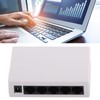 5 Port 10/100Mbps Ethernet Switch Plug and Play Unmanaged Home