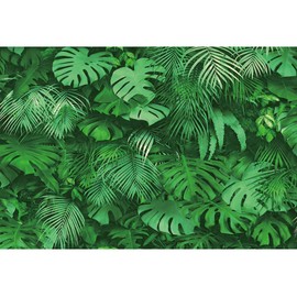 Green Tropical Palm Leaves Backdrop Jungle Safari Plants Photo Background for Hawaiian Luau Party Decor Banner Picture Photography Vinyl 7x5ft Birthday Baby Shower Wedding Party Supplies