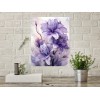 Twisted R Design 11x14 Purple Flowers Canvas Print Wall Art