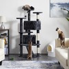 Topeakmart 61in Cat Tree for Indoor Cats, Cat Tower with