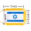 WXTWK National car window hanging flag (Israel)