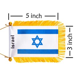 WXTWK National car window hanging flag (Israel)