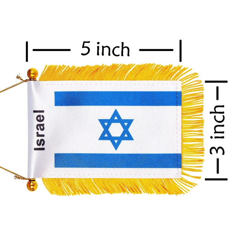 WXTWK National car window hanging flag (Israel)