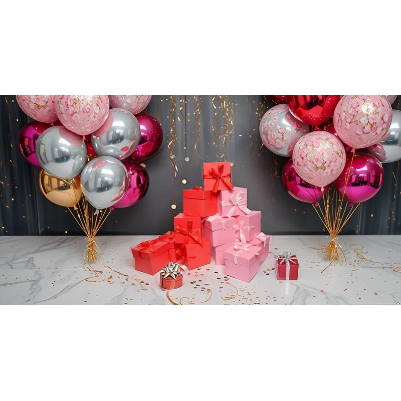 GP SUP Gift Box with Lid & Ribbon for present,