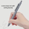 KAPASKI Gel Pens, 5 Pcs 0.5mm Japanese Black Ink Pens