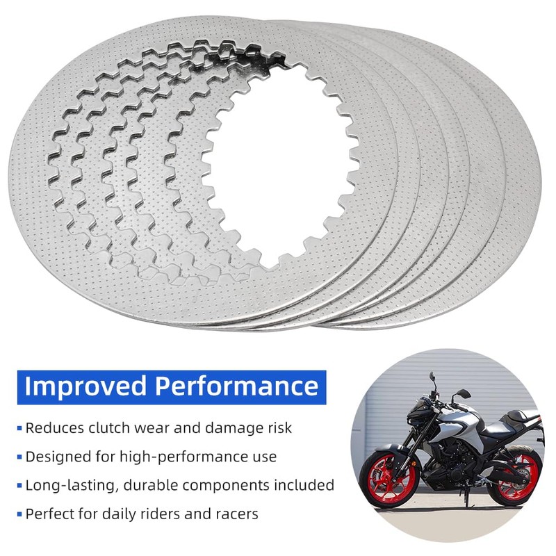 GOLKNHA Clutch Kit & Friction Plate Spring Compatible with Yamaha