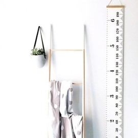 Fabric Wall-Mounted Height Chart Children's Height Chart