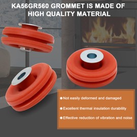 Hiorucet KA56GR560 Furnace Draft Inducer Mounting Grommet for Carrier, Bryant & Payne Furnaces, KA56GR560 Grommet Replacement for HVAC Furnace Draft Inducer Motor (3 Pieces)