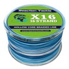 Reaction Tackle Hollow Core, 16 Strand Braided Fishing Line Blue