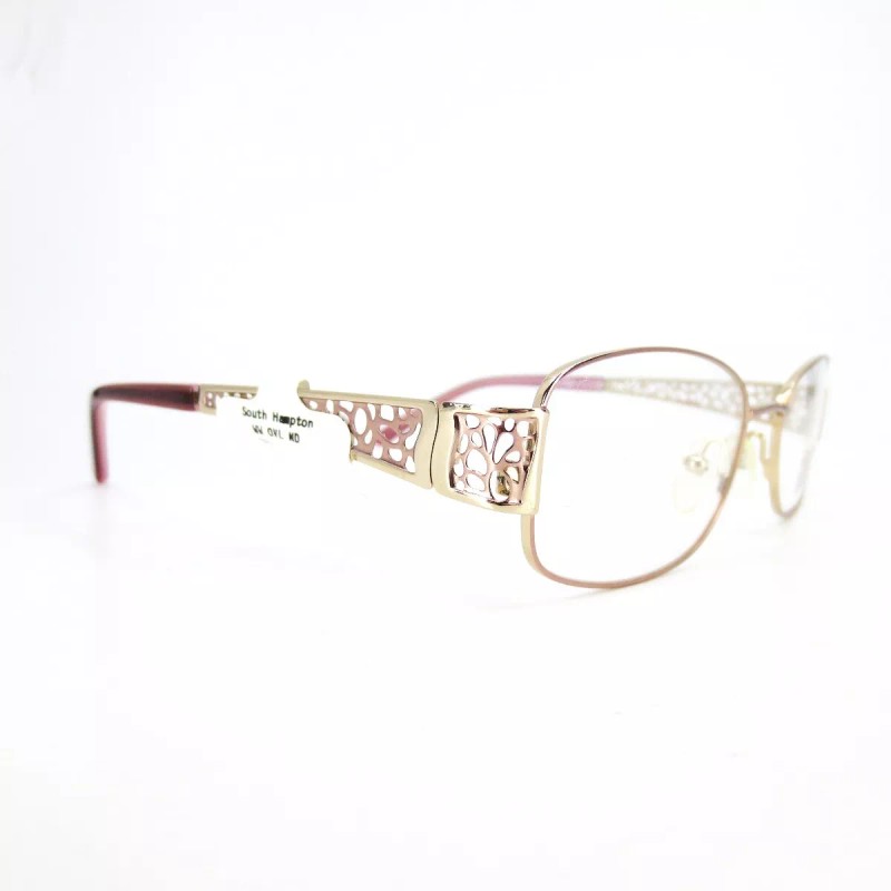 South Hampton SH 907 RO Eyeglasses Frames Pink Rectangular Full