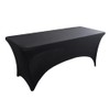 Rectangular Stretch Spandex Table Cover Fitted Tablecloth for Wedding Party