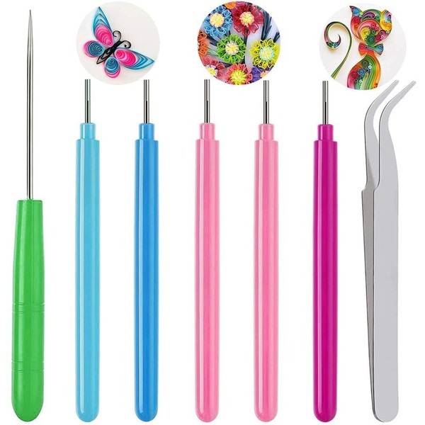 Xingdianfu Quilling Tool Set, 7 Pieces Quilling Pens Tool for