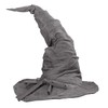 shoperama Witch Hat Suede Look Large Bendable Wizard Hat Merlin