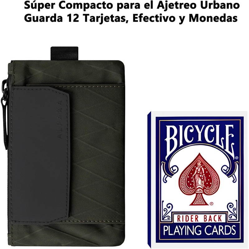 ALPAKA Zip Pouch Coin - Cartera Compacta EDC y Tarjetero