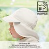 LaLoona Baby Peaked Cap UV 80+ with Neck Protection, Summer