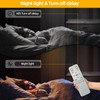Dimmable Modern Led Ceiling Light, 4 Rings Square Ceiling Lamp