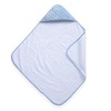 Clair de Lune Marshmallow Hooded Towel (Blue), 70 x 70