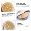 FOMIYES 1pc Wooden Bath Brush Scrubber Wet and Dry Bath