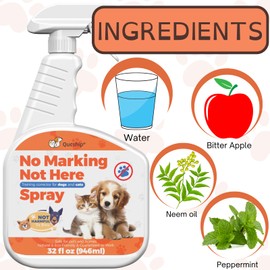 Qucship 32 Oz Effectively Guides Dogs to Develop Fixed-Point Defecation Training Spray, Solving The Problem of Pets Urinating Everywhere