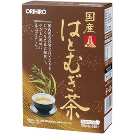 Orihiro 100% Japanese Hatomugi Tea, 0.2 oz (5 g) x 26 Bags, Non-Caffeine, Halal Certified, Made in Japan