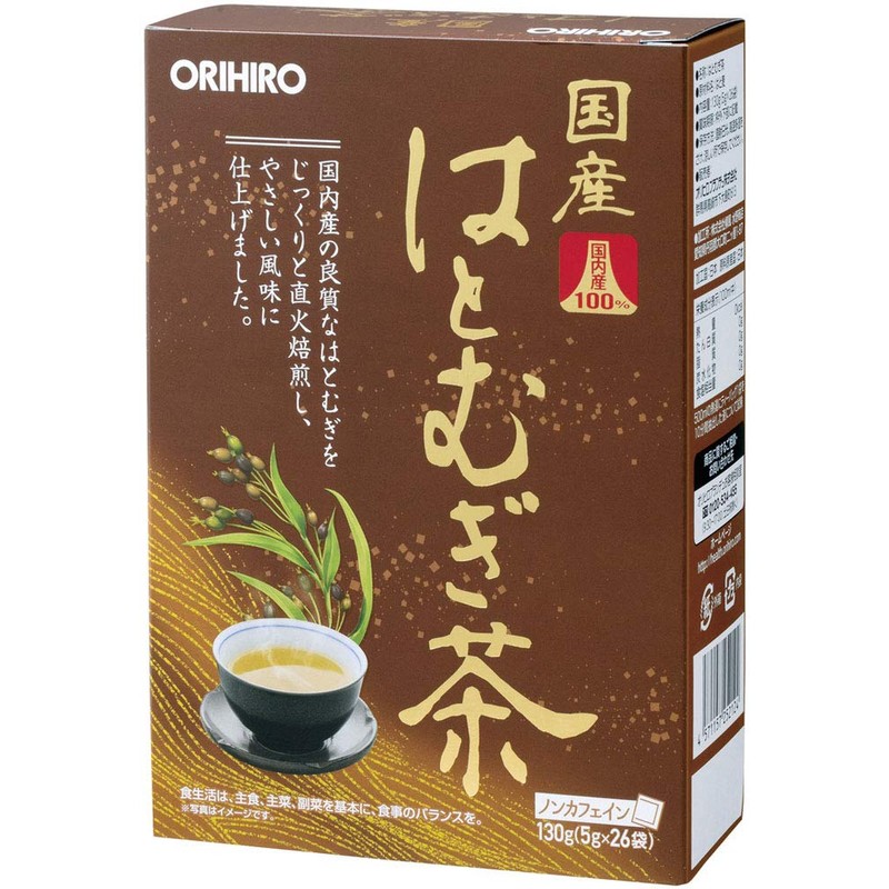 Orihiro 100% Japanese Hatomugi Tea, 0.2 oz (5 g) x