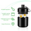 YUXIANLB 2 Pack Ear Plug Carrying Case Keychain, Waterproof Metal