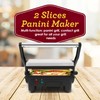 Elite Gourmet EPN-2976 2-in-1 Nonstick Panini Press & Indoor Grill,