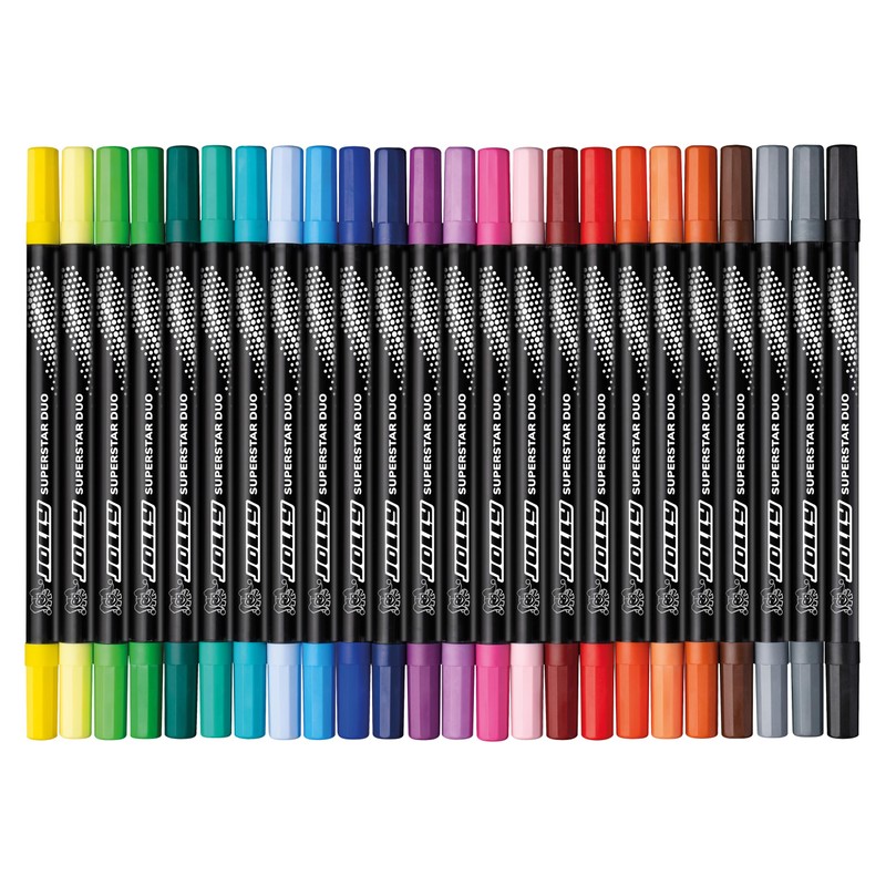 JOLLY Next Generation Superstars Duo Felt Tip Pens - High
