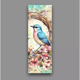 Original Blue bird wreath bookmark Its a good day collectable page saver gift for readers