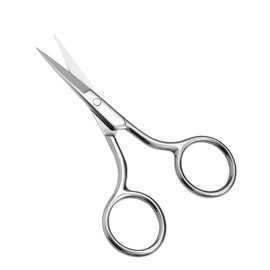 KEAIYYJ- Small Scissors Grooming for Eyebrow, Eyelashes, Nail, Cuticle, Hair, Mustache, Beard, Beauty Facial Cosmetic Use for Men Women (Fine Tip)