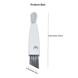 BSMstone Tiny Cleaning Brush-Mini Multi-Functional Crevice Cleaning Brush, Water Bottle Cleaning Tools for Bottle Cup,Nursing Bottle Cup-24 Pack,Black…