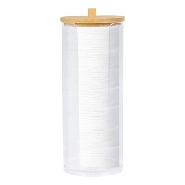 100 Count Cotton Rounds with A Cotton Pad Holder, Hypoallergenic, Lint-Free, Ideal for Makeup & Nail Polish Removal